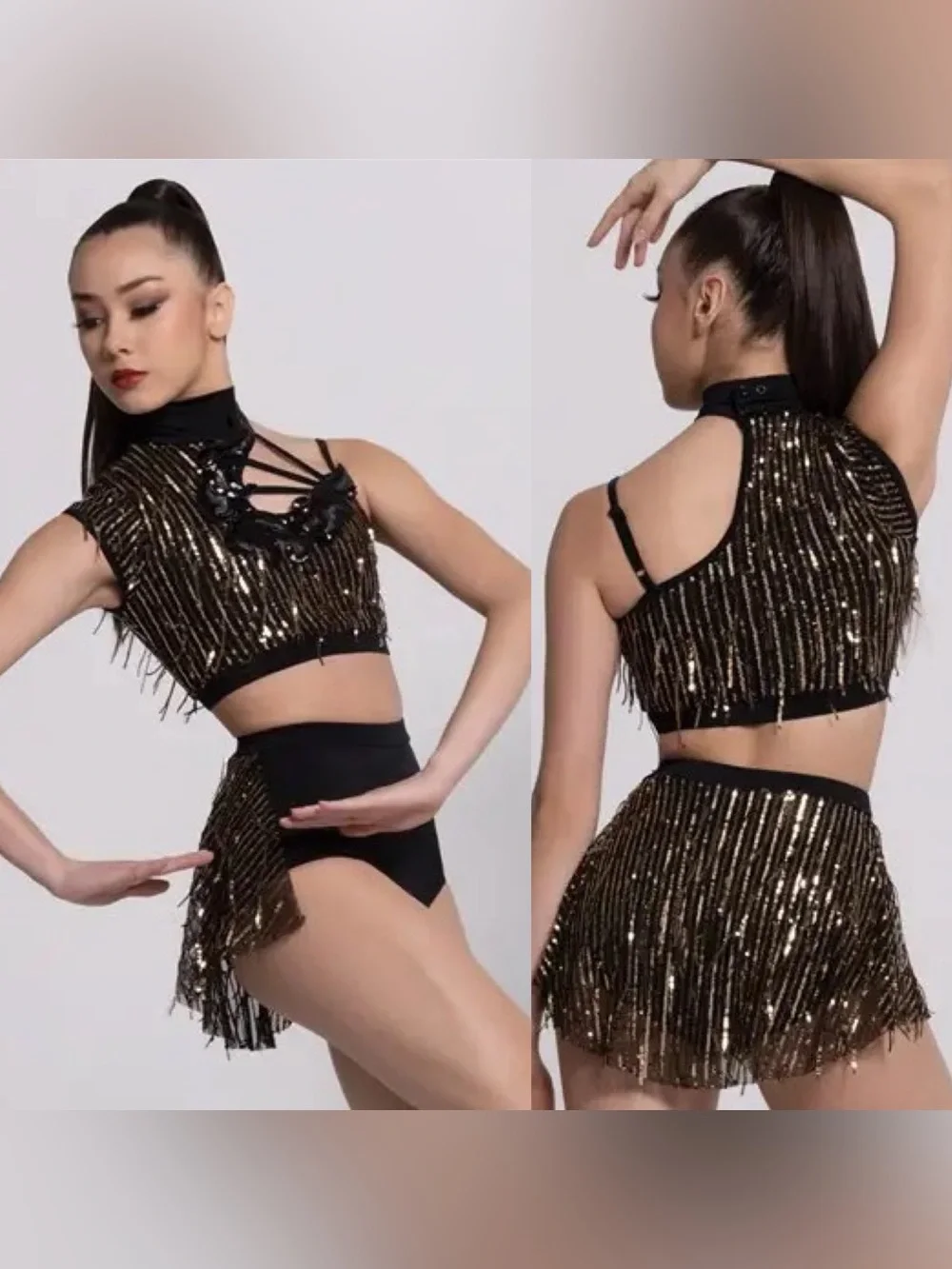 Weissman dance costume 2 piece Make Me Feel NV13203 jazz contemporary MA adult